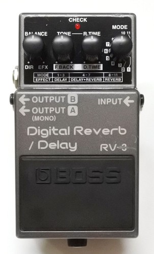 Boss digital reverb delay - boss, rv-3