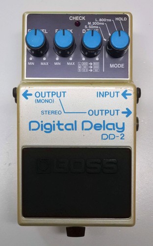 Boss digital delay pedale - dd-2,