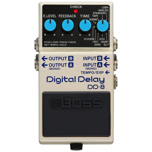 Boss digital delay pedale - dd-8,
